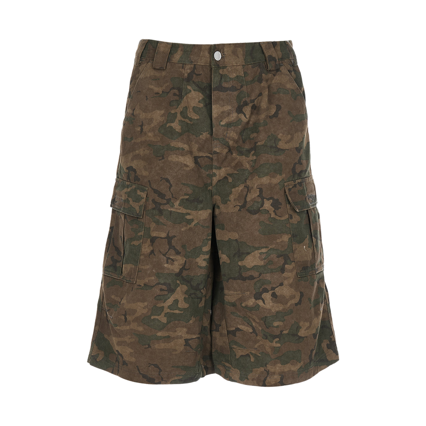 STEEPC Camouflage Distressed Cargo Baggy Shorts | Face 3 Face