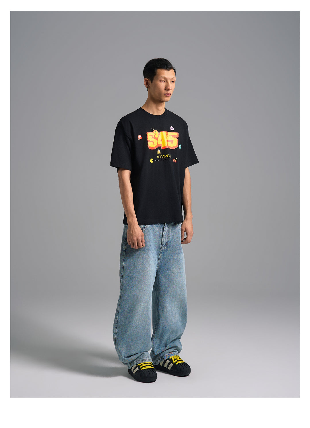 S45 Pacman Game Logo Tee | Face 3 Face