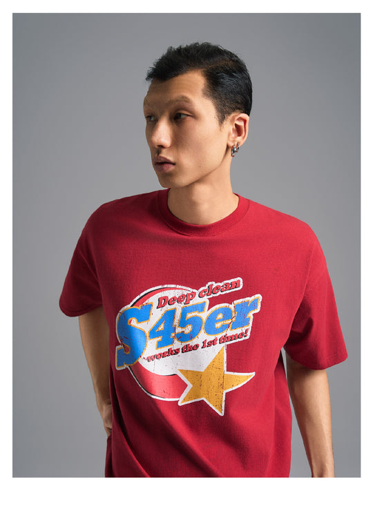 S45 Graffiti Vintage Print Tee | Face 3 Face