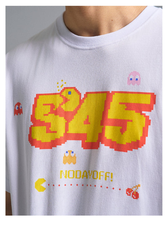 S45 Pacman Game Logo Tee | Face 3 Face