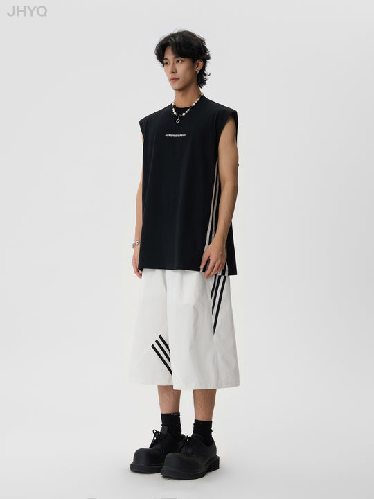 JHYQ Striped Sports Baggy Shorts