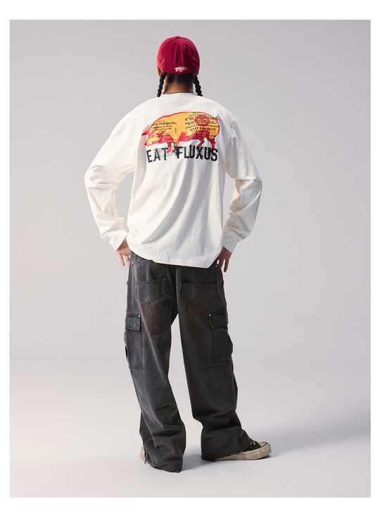 Remedy Animal Print Waist Baggy Work Cargo Pants | Face 3 Face