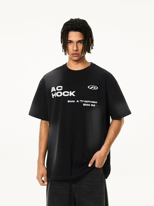 Achock Heavyweight Gradation Wash Tee | Face 3 Face