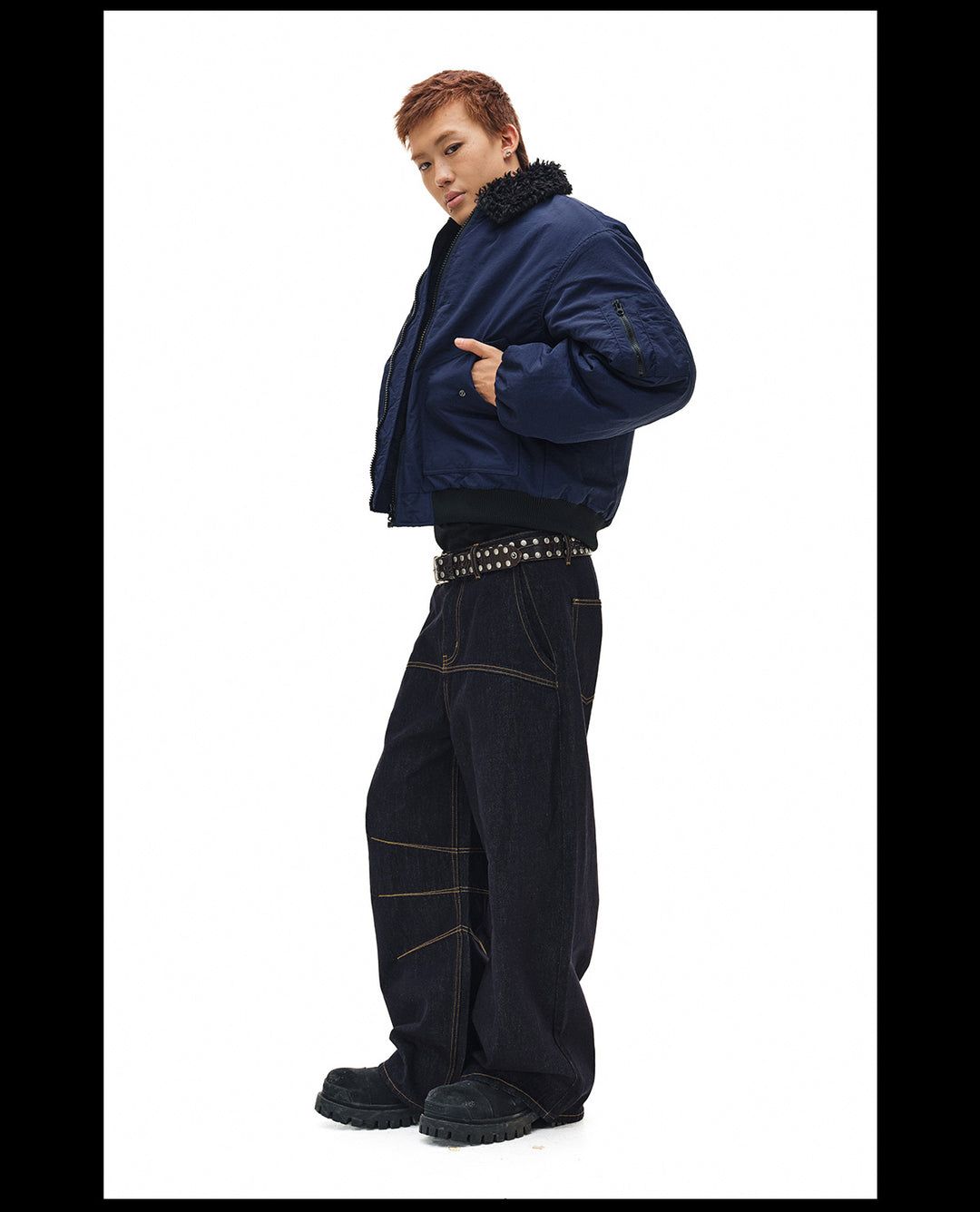 NOVACAM Fur Collar MA-1 Bomber Jacket | Face 3 Face