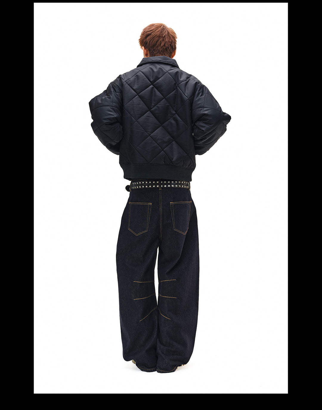 NOVACAM Diamond Plaid Quilted Puffer Jacket | Face 3 Face