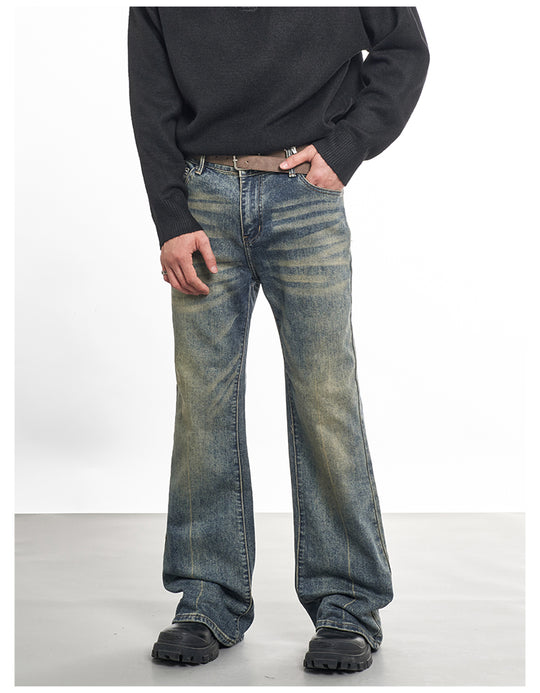 F3F Select Cat Whisker Washed Micro Flare Jeans | Face 3 Face