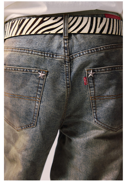 Remedy Washed Star Studs Jeans | Face 3 Face