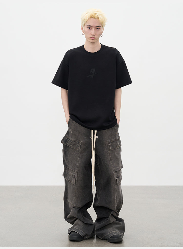 AFGK Air Layer Logo Embroidered Tee | Face 3 Face