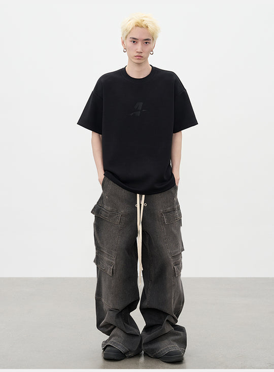 AFGK Air Layer Logo Embroidered Tee | Face 3 Face