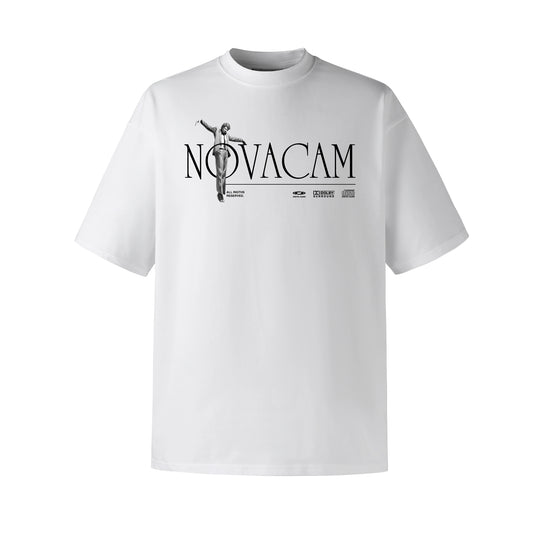 NOVACAM Letter Print Logo Tee | Face 3 Face