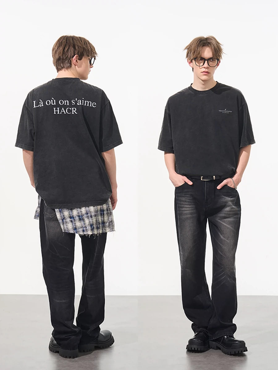 Harsh and Cruel Washed Heavy Logo Tee