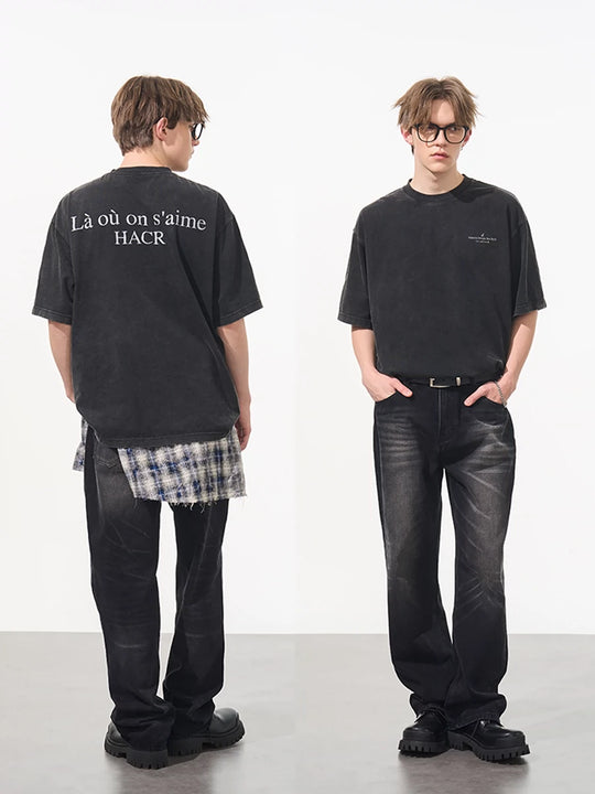 Harsh and Cruel Washed Heavy Logo Tee