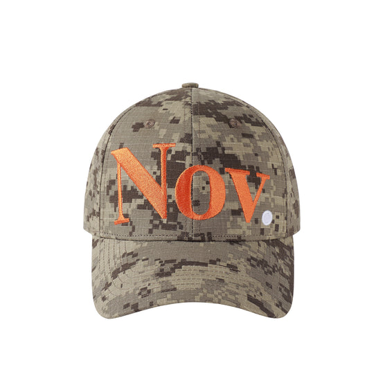 NOVACAM Pixel Camo NOV Logo Embroidered Dad Hat | Face 3 Face