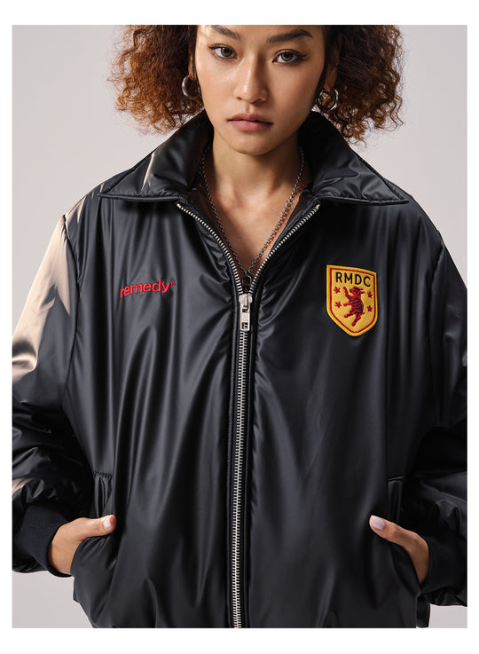 Remedy Number Patch Embroidered MA-1 Bomber Jacket | Face 3 Face