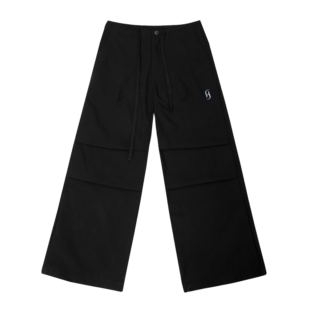 JHYQ Pleated Paratrooper Drawstring Work Pants