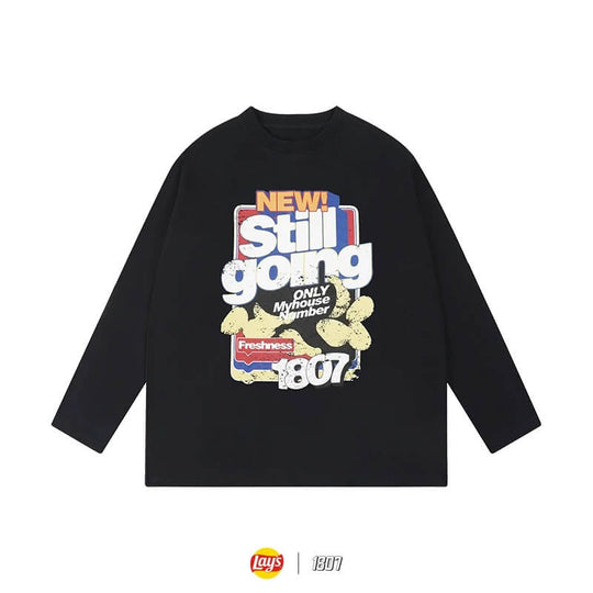 1807 × Lay’s Potato Chips Printed Long Sleeve Tee | Face 3 Face