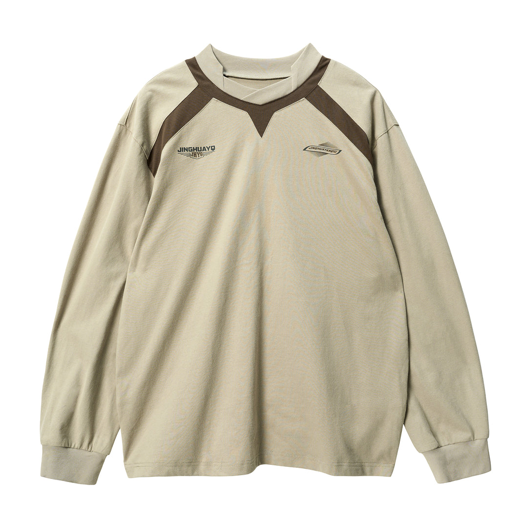 JHYQ Sports Style Design Printed Long Sleeve Tee | Face 3 Face