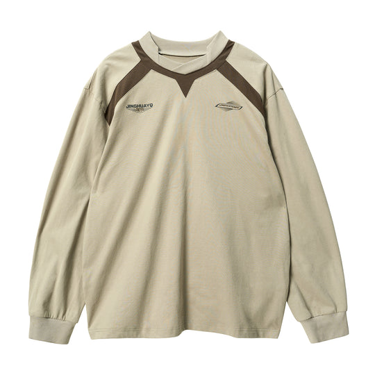 JHYQ Sports Style Design Printed Long Sleeve Tee | Face 3 Face