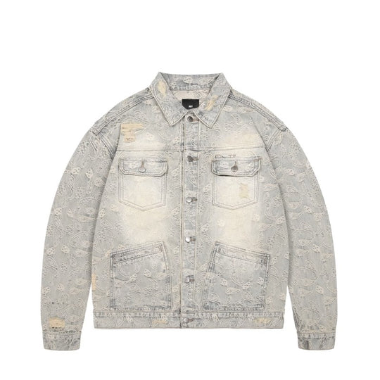 1807 Paisley Denim Jacket | Face 3 Face