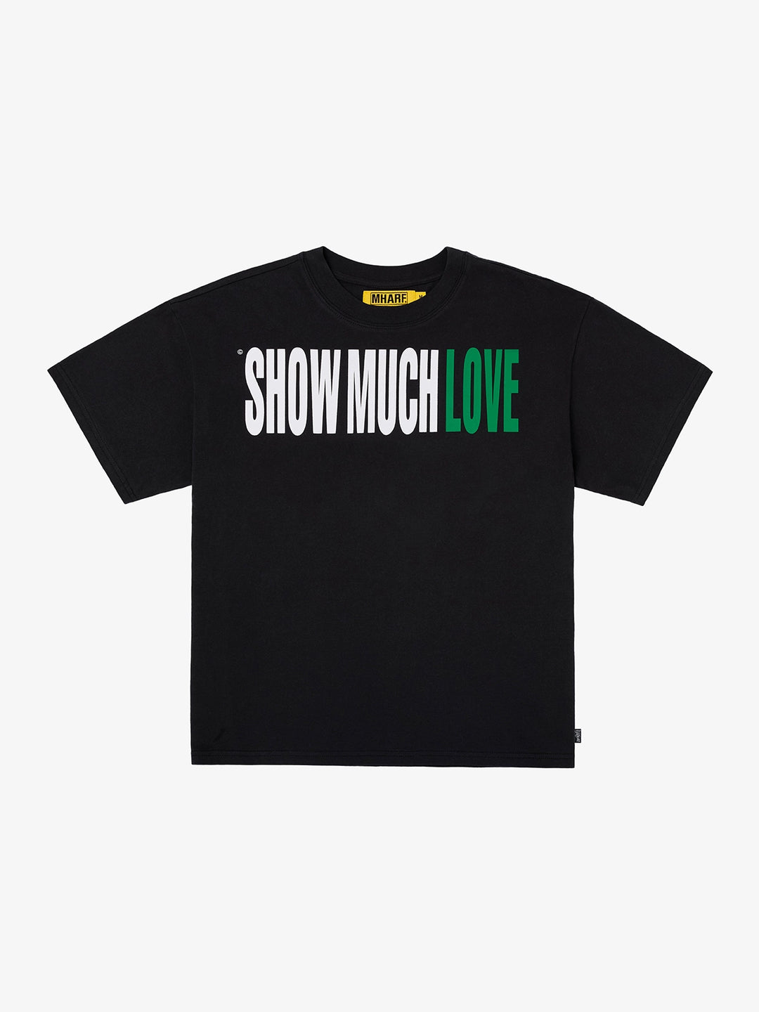 MHARF SHOW MUCH LOVE Barcode Print Tee | Face 3 Face