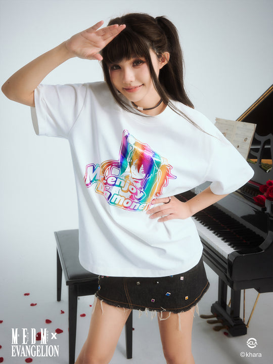 MEDM x EVA Colorful Character Print Tee | Face 3 Face