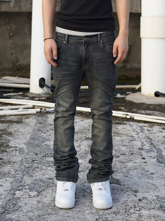 TGFCLUB 3D Pressed Washed Slim Fit Jeans | Face 3 Face