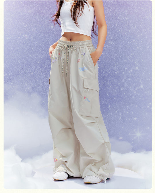 MEDM Floral Print Utility Cargo Pants | Face 3 Face