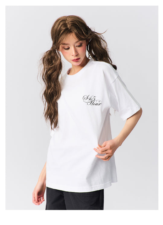 S45 Text Typography Printed Tee | Face 3 Face