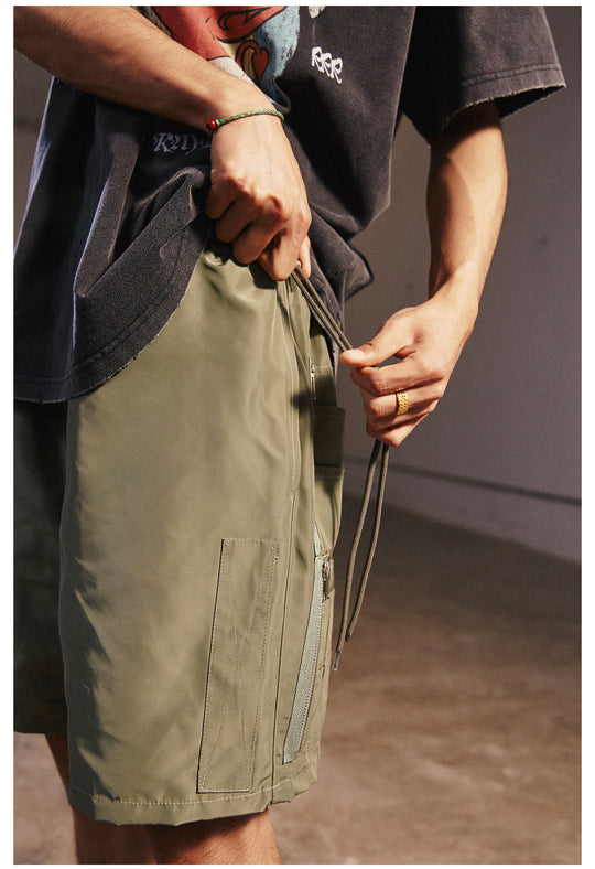 Remedy Multi Pocket Zipper Work Shorts | Face 3 Face