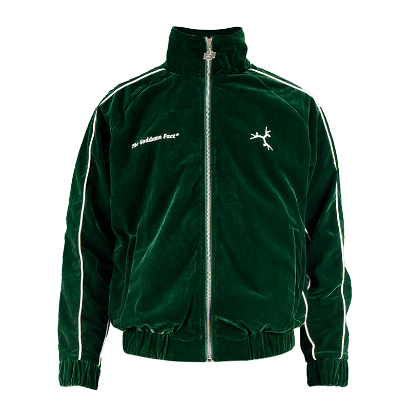 TGFCLUB Velvet Logo Track Jacket and Track Pants | Face 3 Face