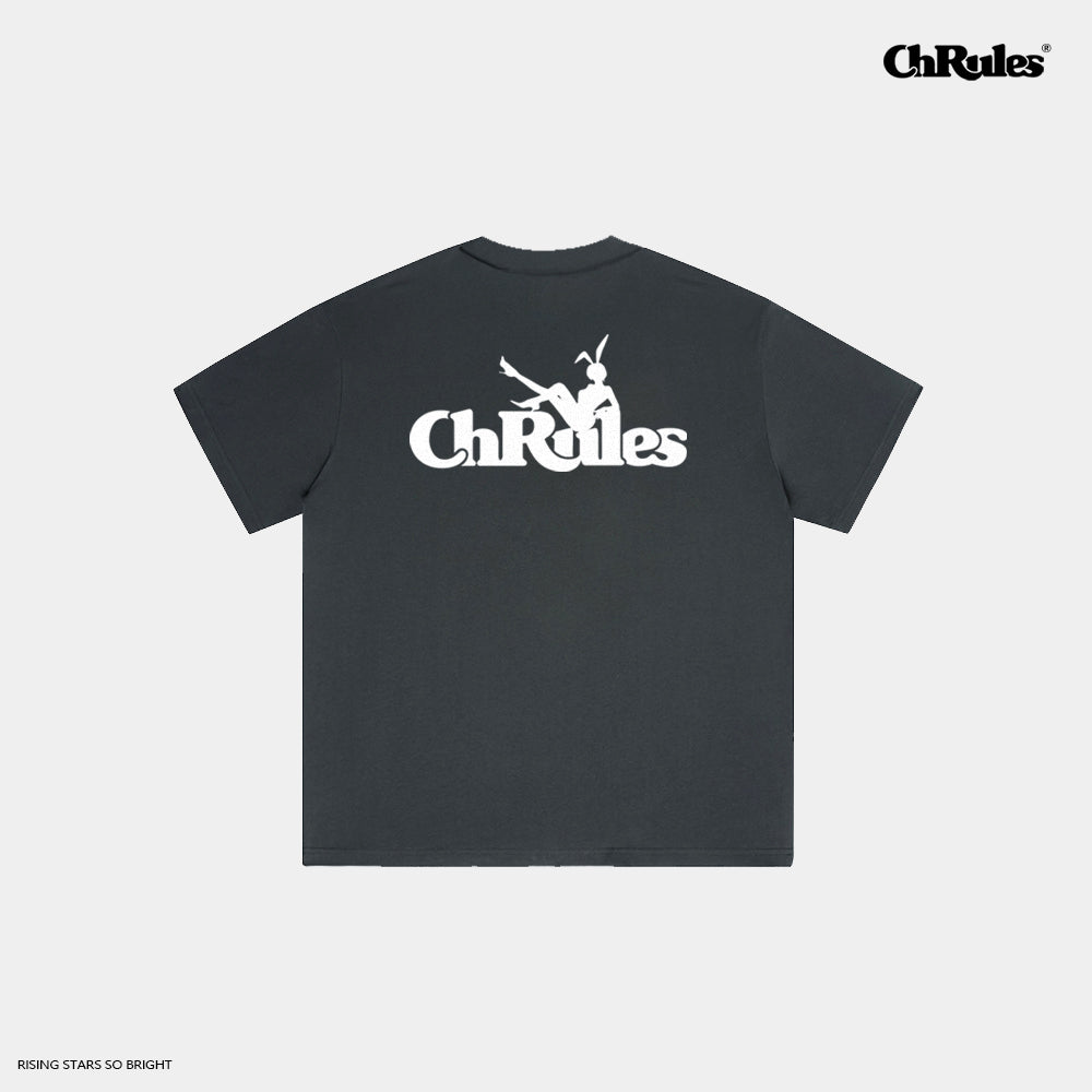 Cashrules / CHRULES Rabbit Girl Basic Logo Tee | Face 3 Face