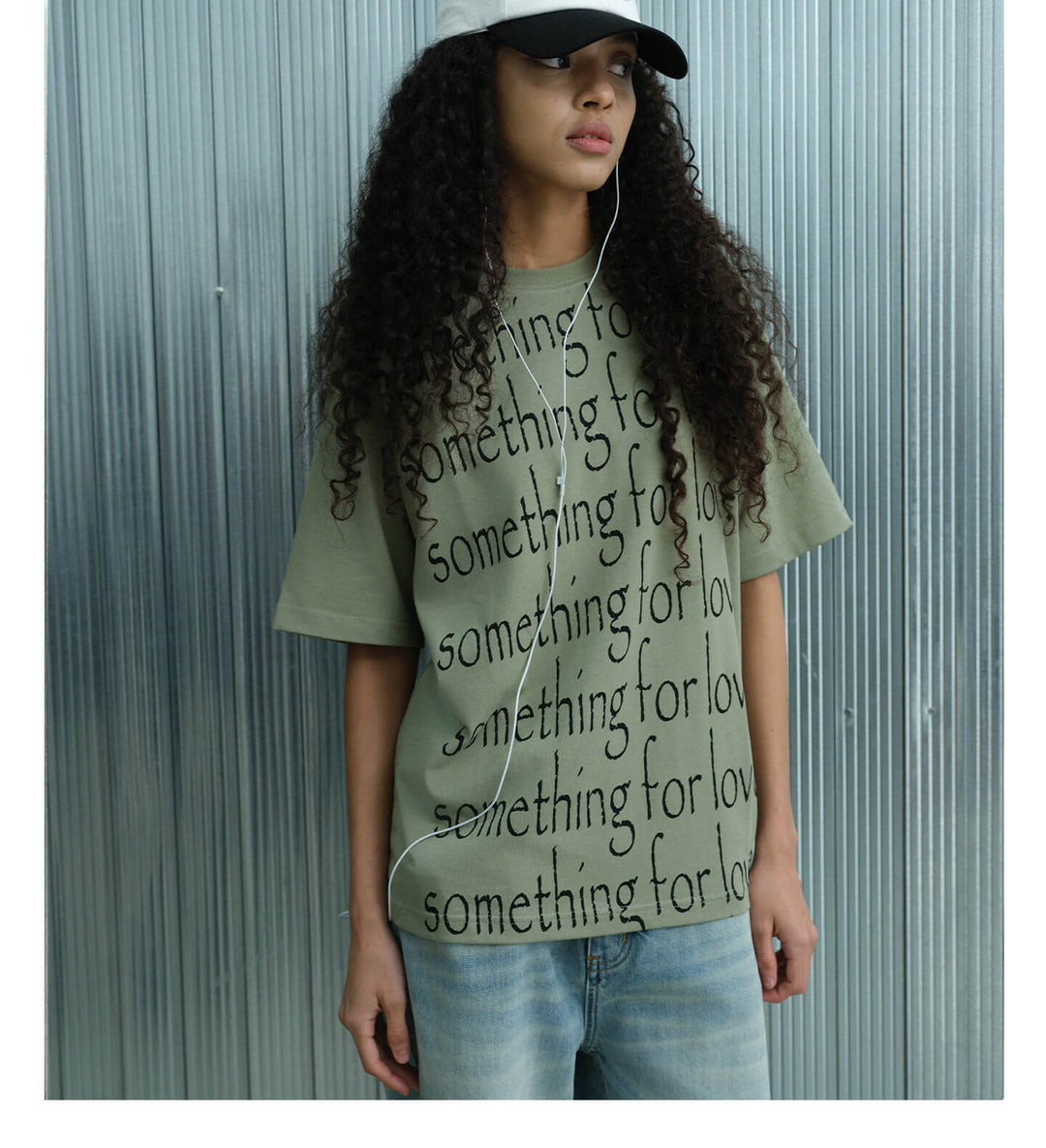 S45 All Over Slogan Print Short Sleeve Tee