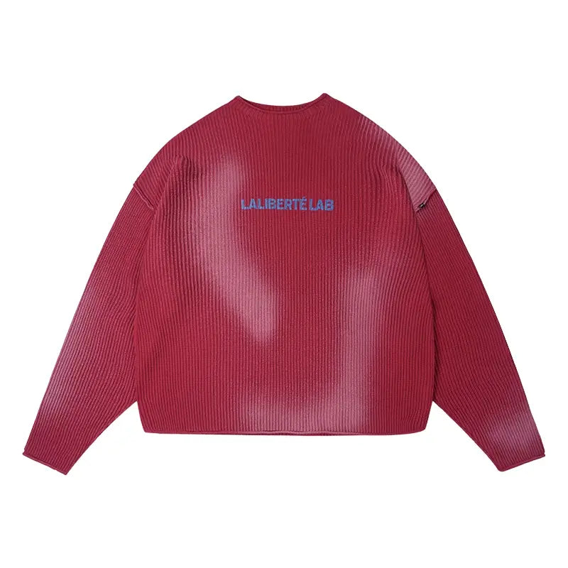 Labt Washed Vintage Knit Sweater | Face 3 Face