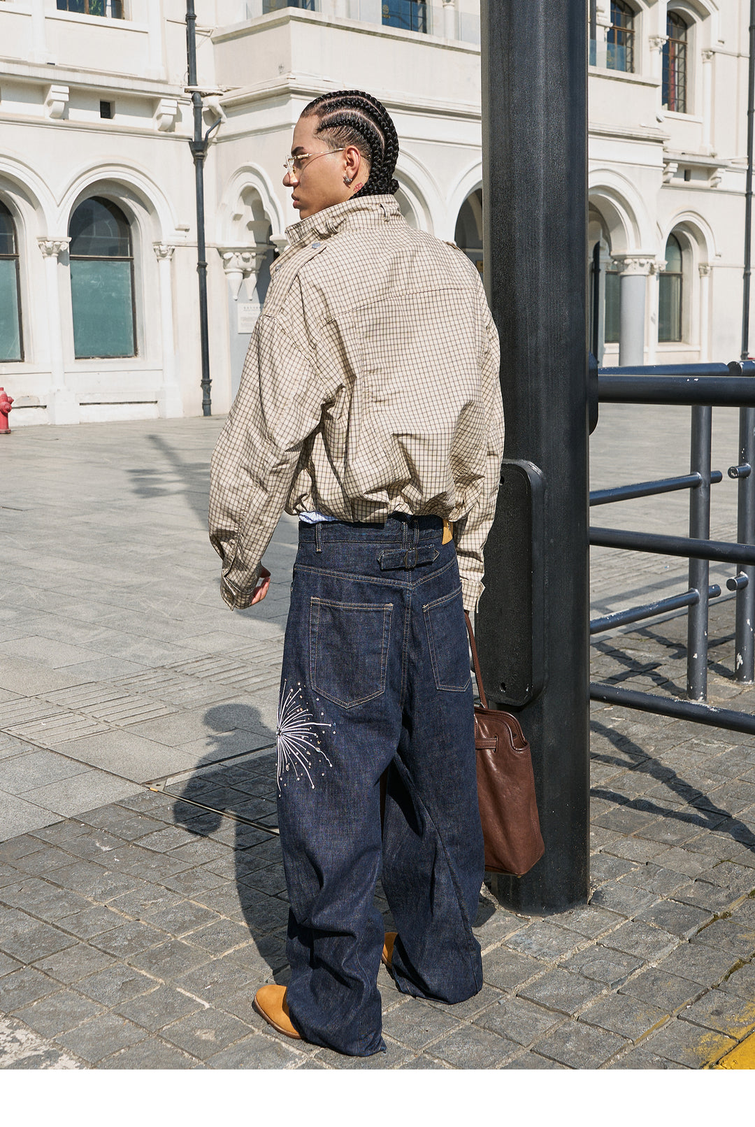 STEEPC Plaid Short Jacket | Face 3 Face