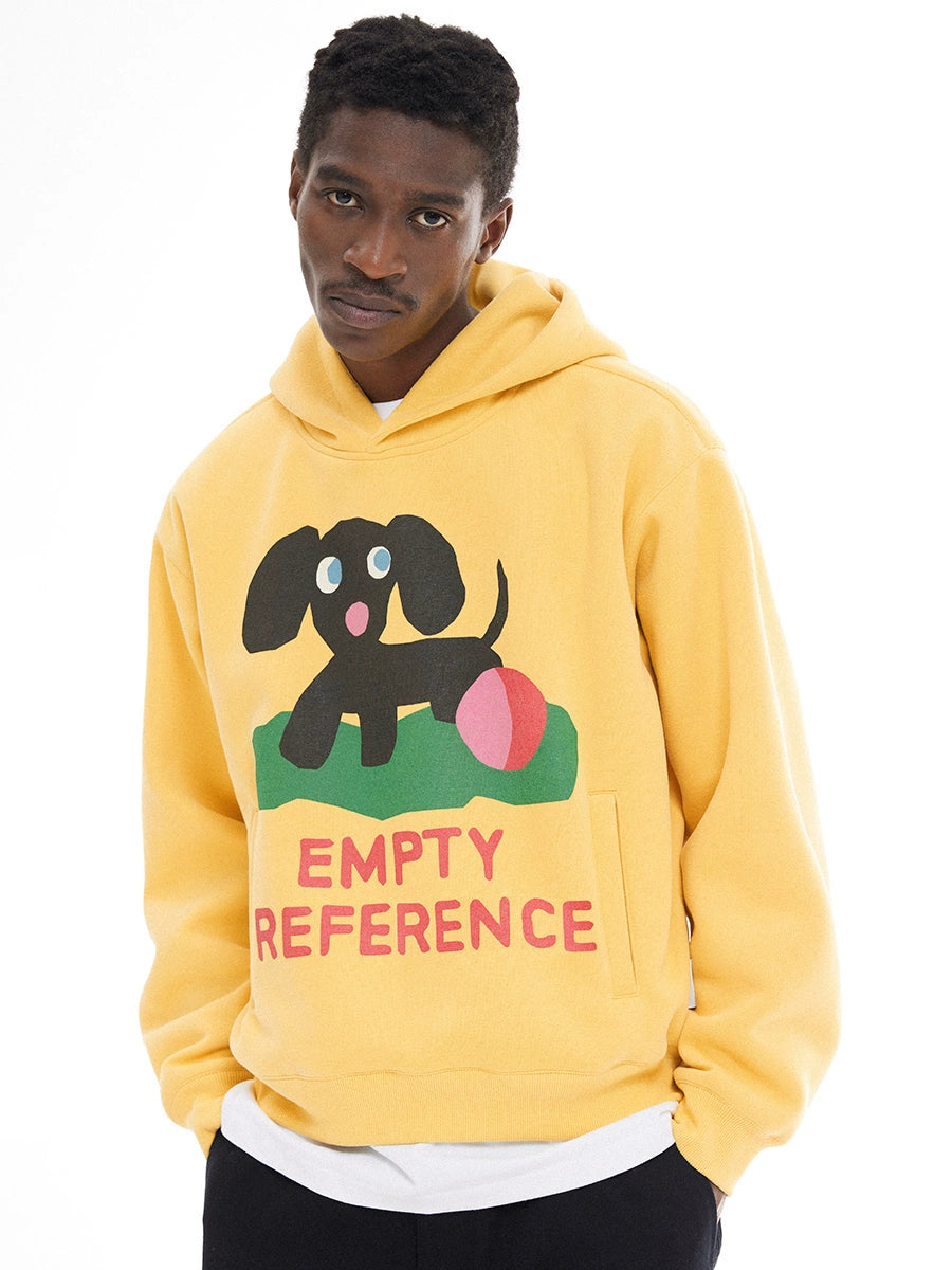 EMPTY REFERENCE Puppy Logo Print Hoodie | Face 3 Face