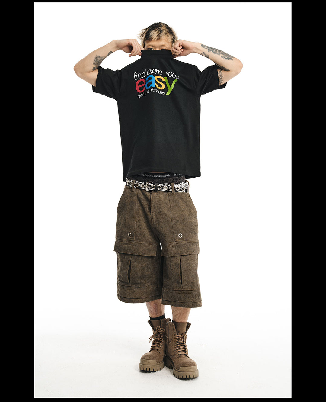 NOVACAM easy Letters Print Tee | Face 3 Face