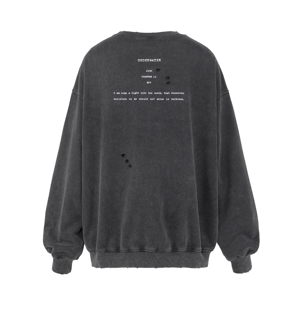 UNDERWATER Wormhole Destruction Thorns Printed Sweatshirt