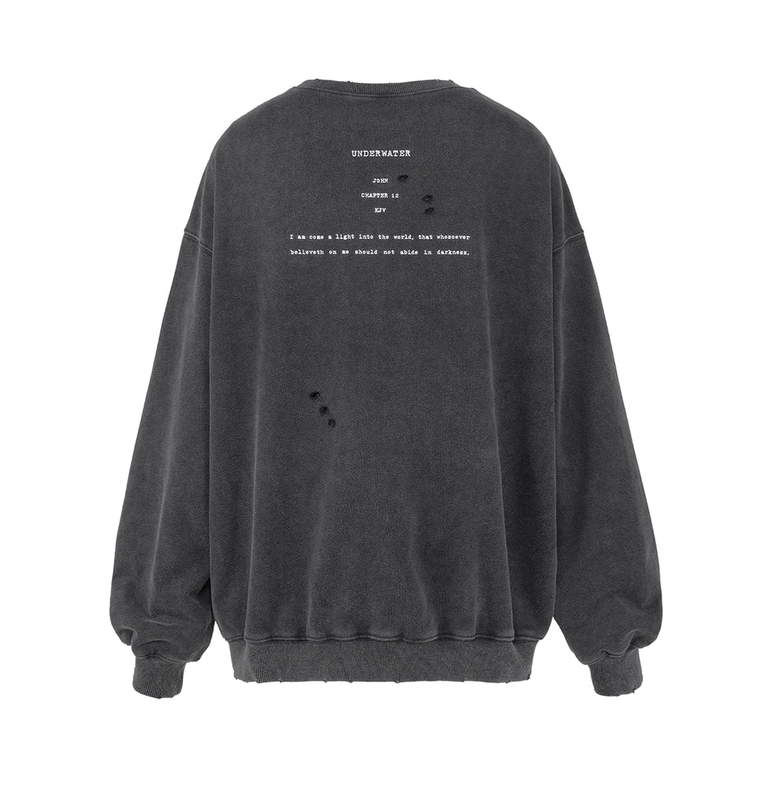 UNDERWATER Wormhole Destruction Thorns Printed Sweatshirt