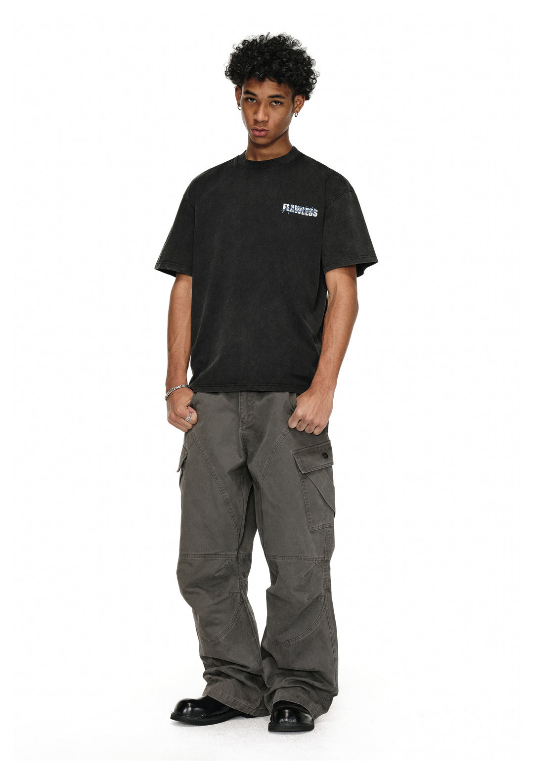 ANTIDOTE Segmented Structured Work Cargo Pants | Face 3 Face