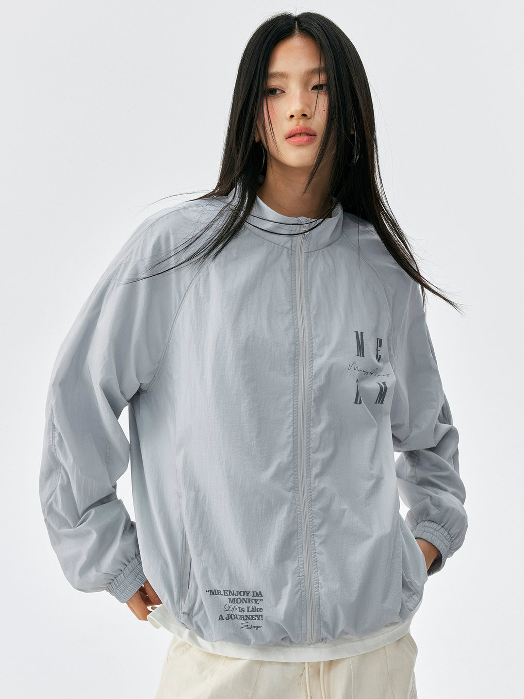 MEDM UV Resistant Logo Zip Jacket | Face 3 Face