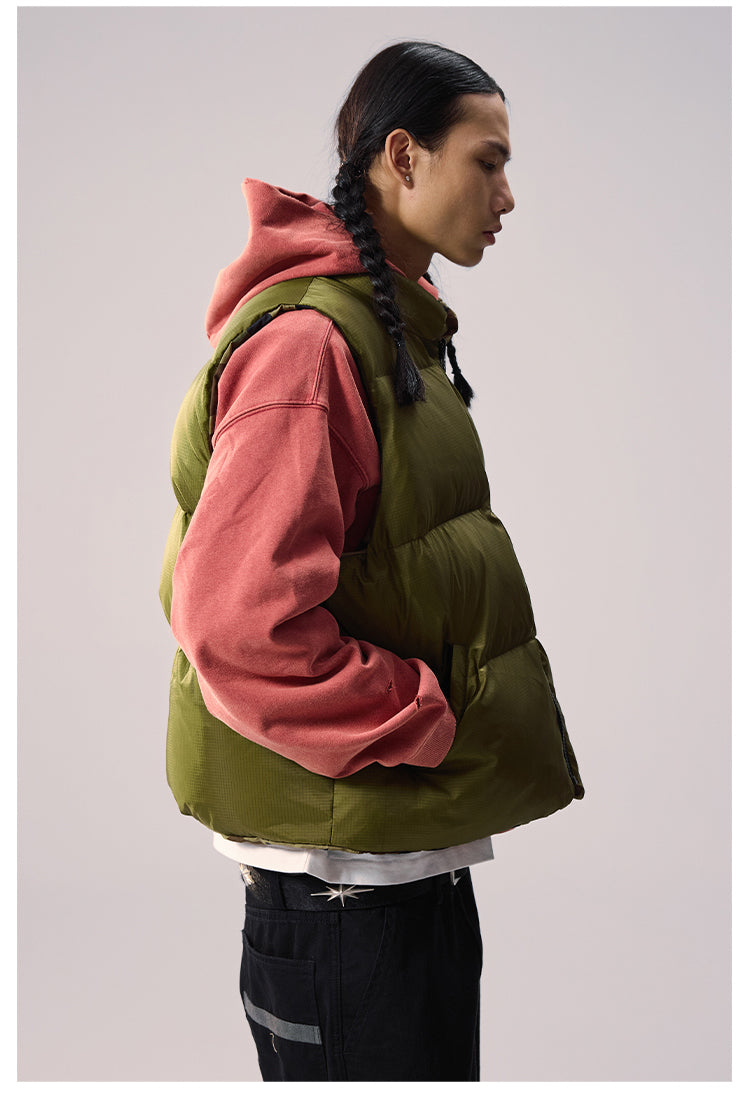 Remedy Camouflage Reversible Down Vest | Face 3 Face