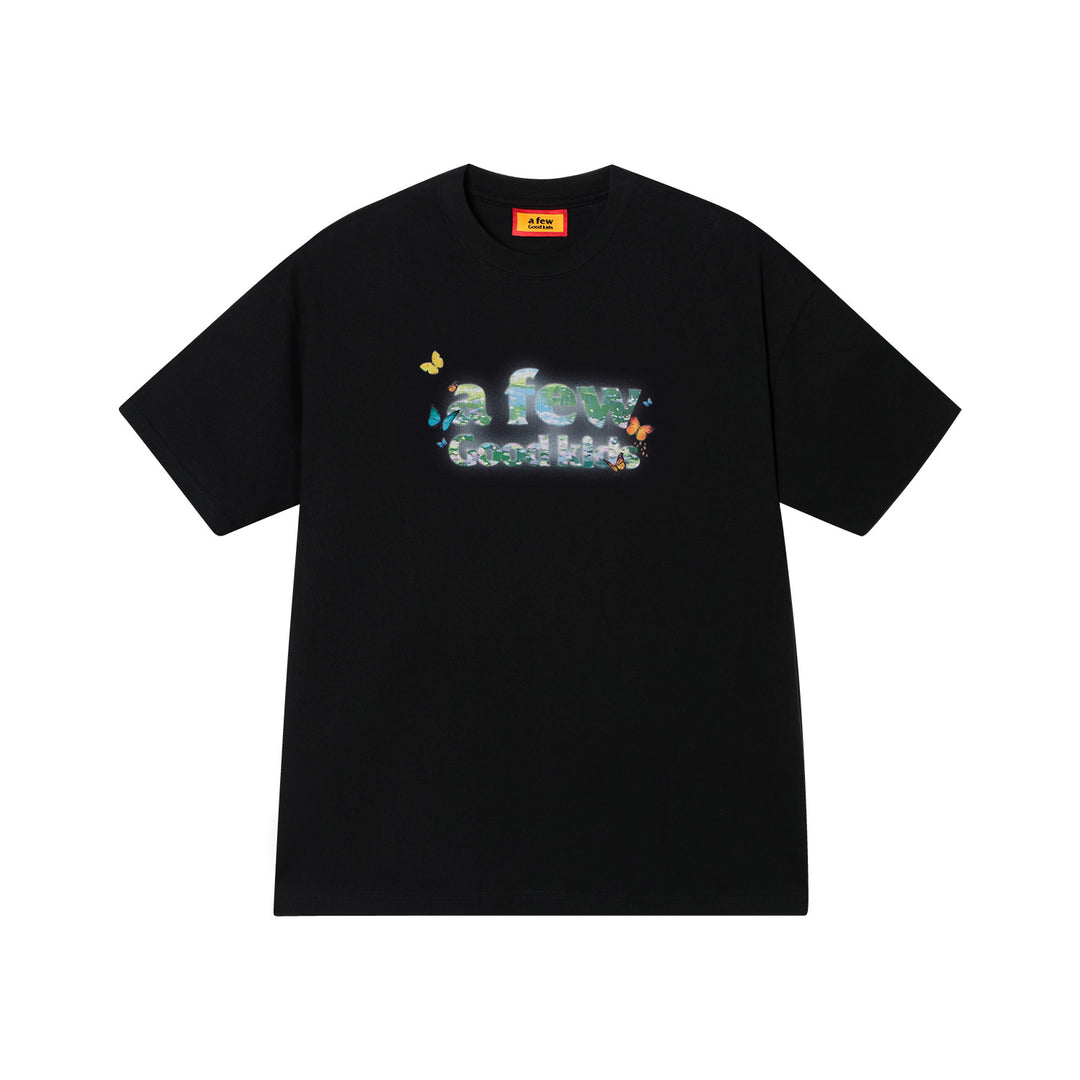 AFGK Floral Butterfly Logo Print Tee | Face 3 Face