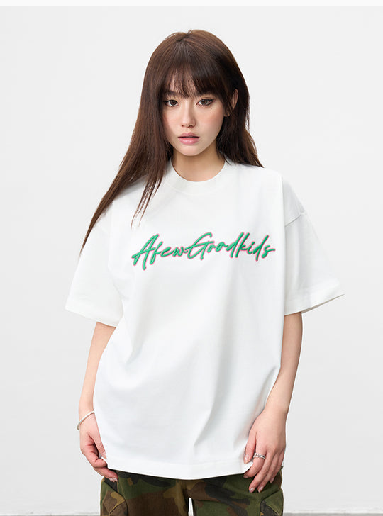 AFGK 3D Logo Embroidered Tee | Face 3 Face