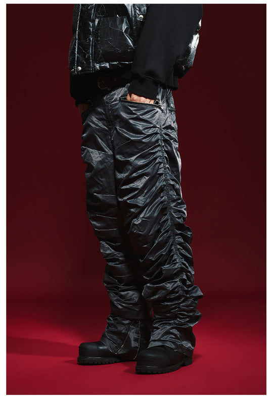 Remedy Heavy Pleated Zipper Pants | Face 3 Face