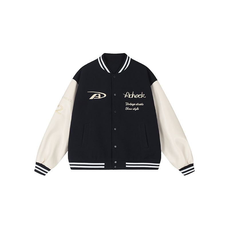 Baseball Jacket | Achock Basic Embroidery Baseball Jacket | Face 3 Face