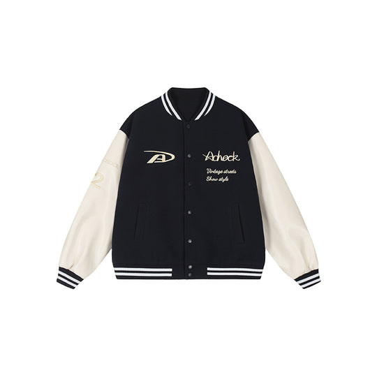 Baseball Jacket | Achock Basic Embroidery Baseball Jacket | Face 3 Face