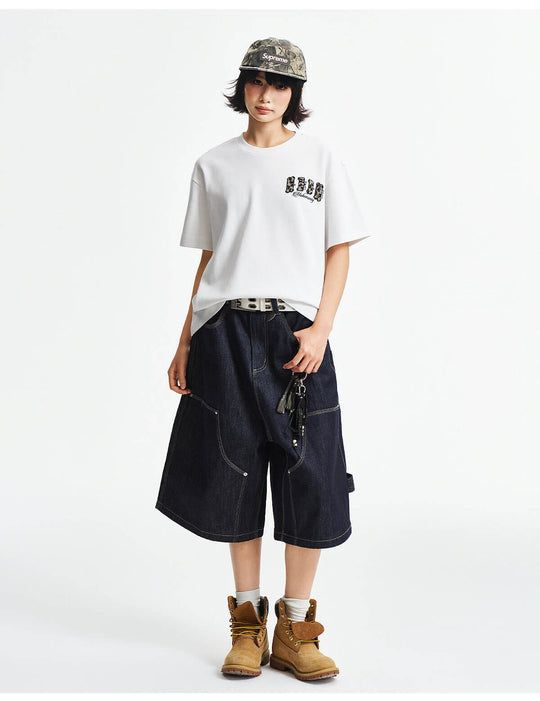 MEDM Small Leopard Logo Patch Long Sleeve Tee | Face 3 Face