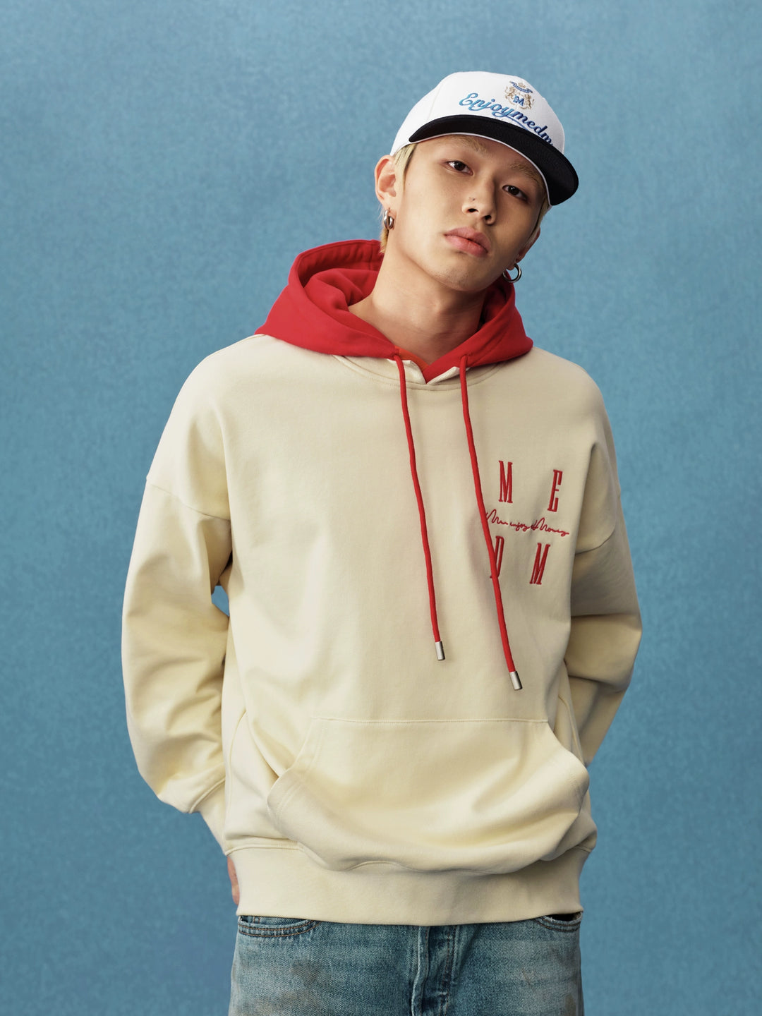 MEDM Layered Look Color Block Hoodie | Face 3 Face