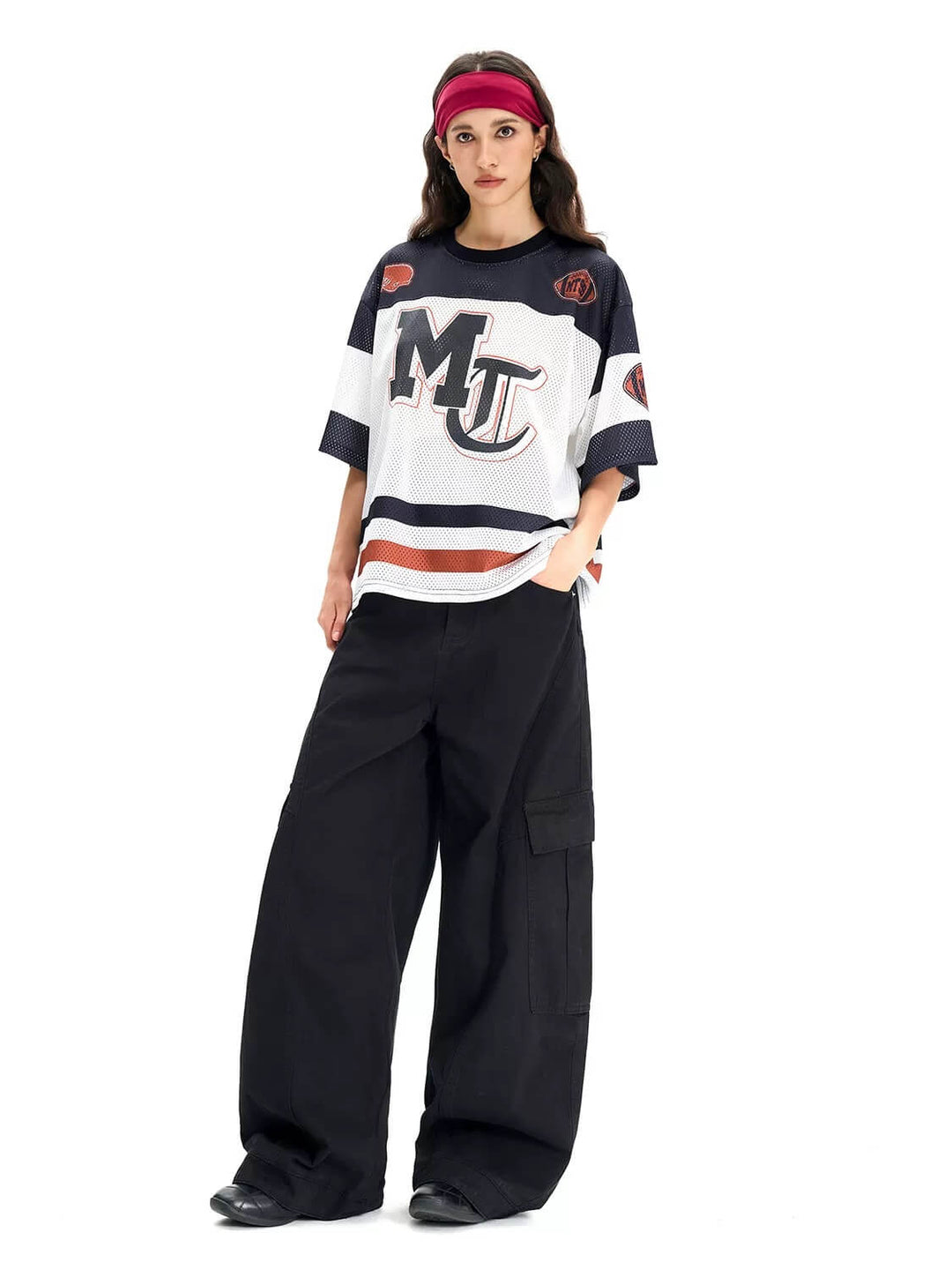F3F Select Football Print Color Block Mesh Short Sleeve Jersey | Face 3 Face
