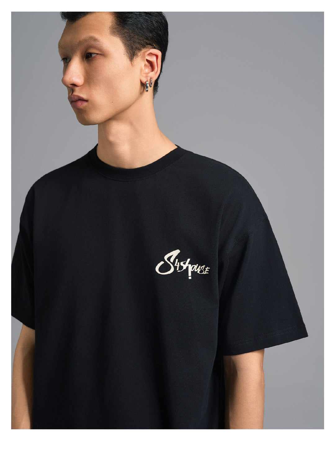 S45 Graffiti Font Logo Print Tee | Face 3 Face
